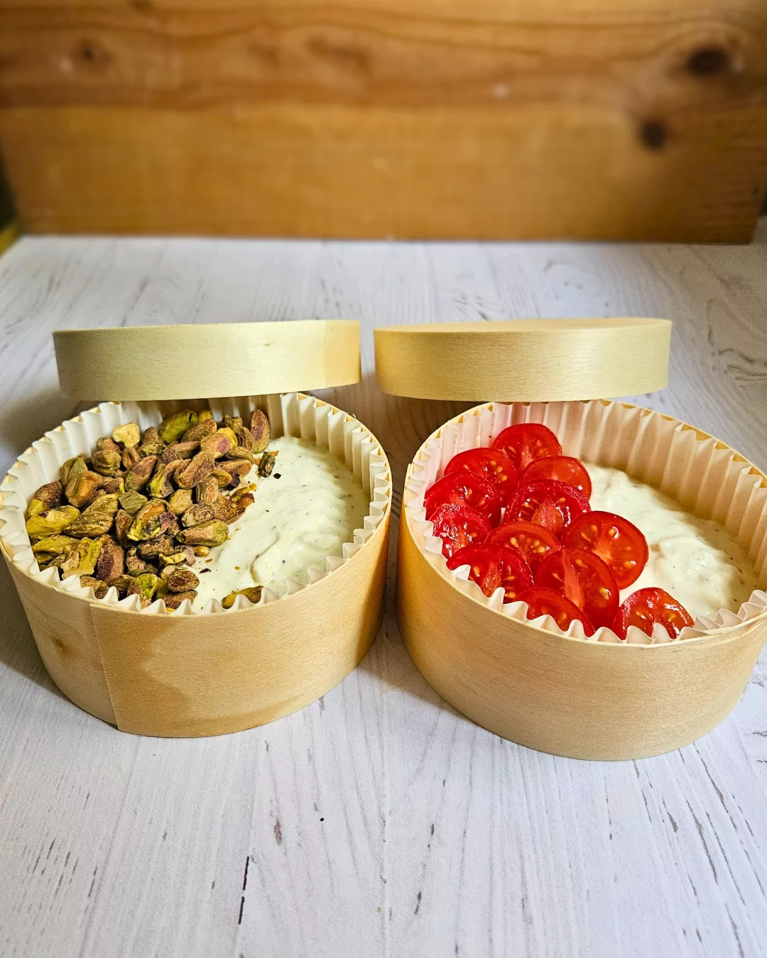 apéro stracciatella avec tomates cerises ou pistaches cap d'agde Occeana